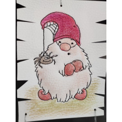 Stickdatei - Halloween Gnome 3 Spinne